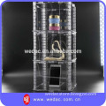 Retail store sample tray POP crystal display stand